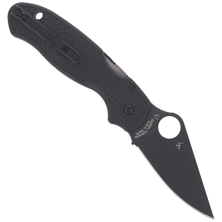 Spyderco Para 3 Knife Black FRN, Black DLC CTS BD1N (C223PBBK)