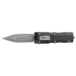 Microtech Dirac D/E OTF Knife Black Aluminum, Apocalyptic M390 by Tony Marfione (225-10AP)