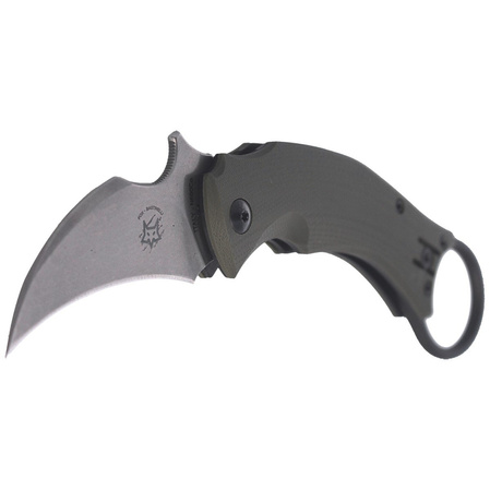 Nóż składany FOX Karambit Black Bird by Bastinelli G10 OD Green, Stone Washed (FX-591 ODSW)