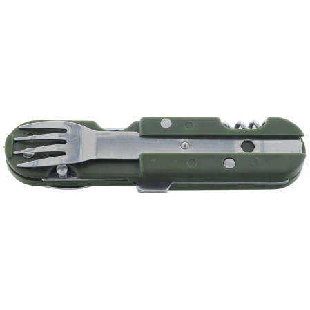Niezbędnik składany Martinez Albainox Camping 6 Set Green ABS, Satin 3Cr13Mov (11018)