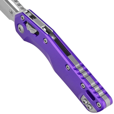 Microtech MSI S/E Knife Purple Slab Side Aluminium, Stonewashed M390MK by Tony Marfione (210-10PU)