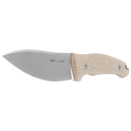 Viper Nordlys Natural Micarta Canvas, Stonewashed N690 by Jens Ansø Knife (VT4044CN)