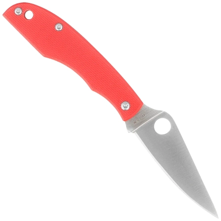 Nóż składany Spyderco Grasshopper Red G10, Satin 12C27 (C138GRDP)
