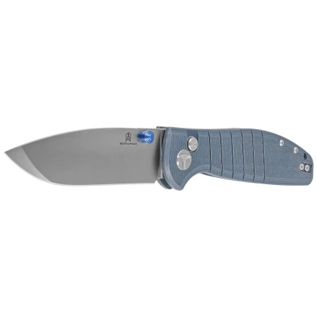 Nóż składany Bestechman Goodboy Blue G10, Satin D2 by Keanu Alfaro (BMK04I)