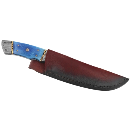 Martinez Albainox Knife Blue Bone, Damascus 256 Layers (32567)