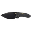 WE Knife Trogon Black Titanium, Black Stonewashed CPM 20CV by Brian Brown (WE22002B-2)