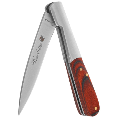 Nóż składany Martinez Albainox Vendetta Red Micarta/Steel, Satin 3Cr13Mov (10509)