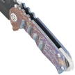 Medford Praetorian Genesis T Tanto Flamed Titanium, Std HW/Clip, Black DLC S45VN by Greg Medford (MK0294PT-03A2-TSCS-BN)