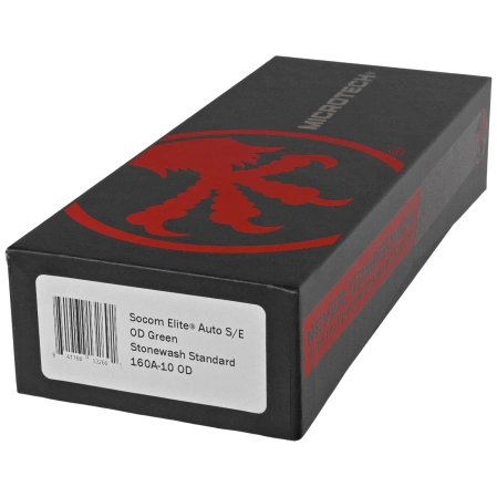 Microtech Socom Elite Auto S/E Automatic Knife OD Green Aluminum, Stonewashed M390 by Tony Marfione (160A-10OD)