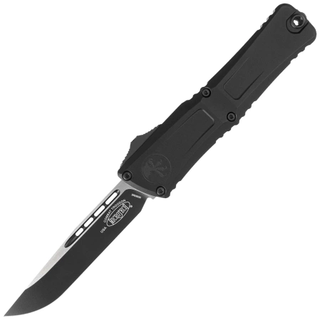Microtech Combat Troodon Gen III S/E OTF Knife Black Aluminum, Tactical M390MK by Tony Marfione (1143-1T)