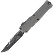 Microtech Combat Troodon Gen III Interceptor Signature OTF Knife Natural Clear Aluminum, Black M390MK by Tony Marfione (1217-1NCS)