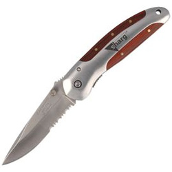 Herbertz CJH Pakka Wood/Steel Knife, Satin 420 (256410 - 44199)