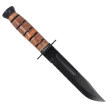 Martinez Albainox USMC like Ka-Bar Brown Leather, Black 3Cr13Mov (31762)
