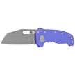 Demko AD20.5 Shark Foot Knife Blue #2 G10, Stonewashed CPM 20CV by Andrew Demko (205-20CV-BLUG10-SF)