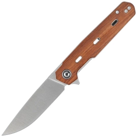 Nóż składany Civivi Navo Guibourtia Wood, Satin Nitro-V by Ostap Hel (C25015B-1)