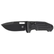 Fox New Smarty SP Automatic Knife Black Aluminum, Black PVD N690Co by Stefano De Lorenzi (FX-503SP B)
