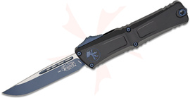 Microtech Combat Troodon Gen III S/E OTF Knife Black Aluminium, Navy M390MK by Tony Marfione (1143-1NASK)