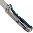 Nóż składany Medford Praetorian Swift FL Flipper Drop Point Blue Aluminium, Tumbled S45VN by Greg Medford