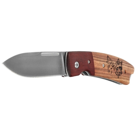 Nóż składany Martinez Albainox Wolf Zebra Wood, Satin 3Cr13Mov (25079GR620)