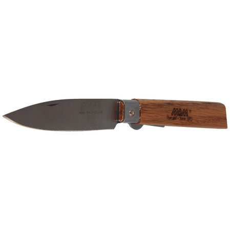 MAM Operario Pocket Knife with Blade Lock, Medium Dark Beech Wood