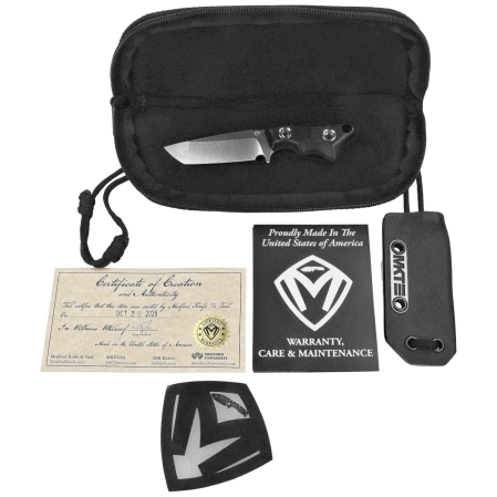 Medford Micro Tanto PS Black G10, Std HW, Tumbled 3V (MK053VTQ-08KB-SPQ3-Q4)