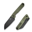 Civivi Hid Knife OD Green G10, Black Stonewashed 14C28N by Ostap Hel (C23008-2)
