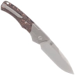 Remette WD107-TB Knife Gray Titanium/Carbon Fiber, Hand Grinding Satin M390 (WD107-TB)