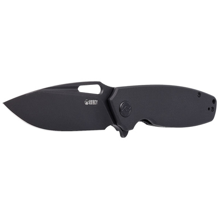 Kubey Knife Tityus Black G10, Dark Stonewashed D2 (KU322C)