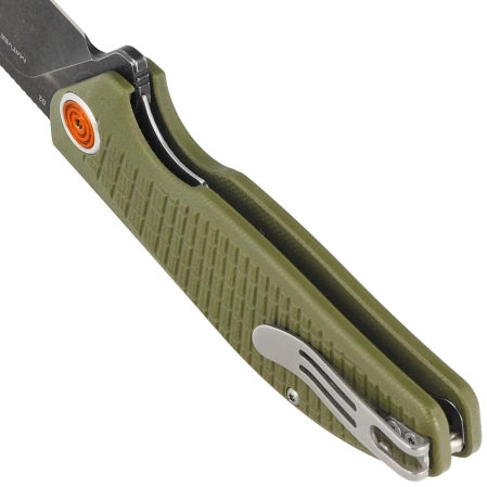 Nóż składany BlackFox Acutus OD Green G10, Black PTFE D2 by Grigorii Matveev (BF-764 OD)