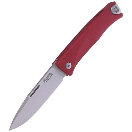 LionSteel Thrill Knife Red Aluminum, Satin M390 by Molletta (TL A RS)