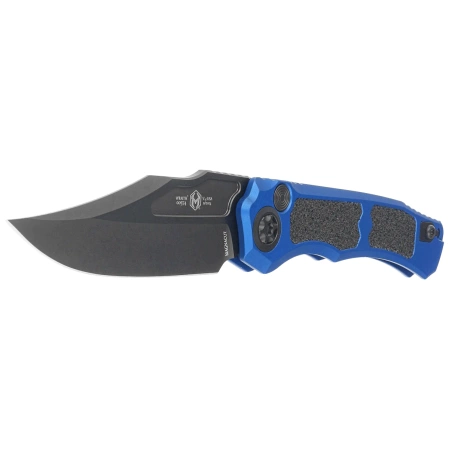 Nóż automatyczny Heretic Wraith V4 Auto Blue Aluminium/3M, Black DLC MagnaCut by Tony Marfione Jr. (H002-6A-BLU)