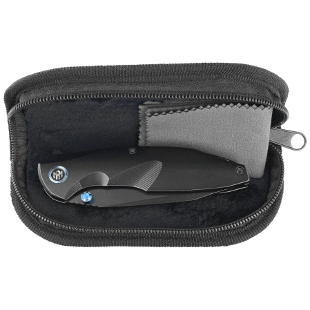 Nóż składany Remette RT-Cool Whale Black DLC Titanium, Black DLC M390 (RTCL-T4)