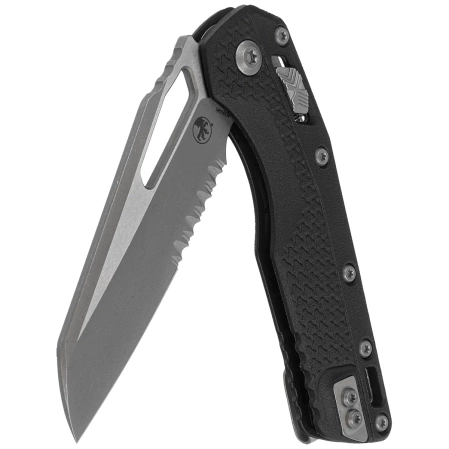 Nóż składany Microtech MSI S/E Ram-Lok Black Tri-Grip Polymer, Apocalyptic P/S M390MK by Tony Marfione (210T-11APPMBK)