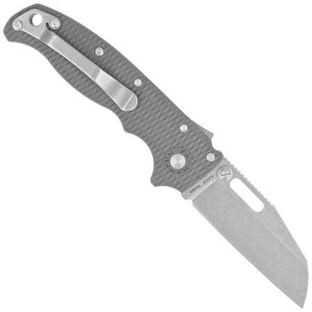Demko AD20.5 SF Knife Grey Grivory, Stonewashed AUS10A by Andrew Demko (AD20.5-10A-GREY GRIVORY-SF)