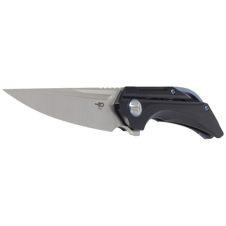 Nóż składany Bestech Vigil Black Titanium, Satin M390 by Kombou (BT2201C)