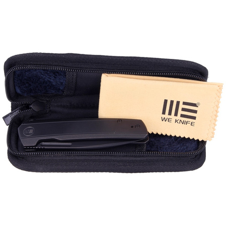 Nóż składany WE Knife Speedster Black Titanium, Black Stonewashed CPM 20CV (WE21021B-2)