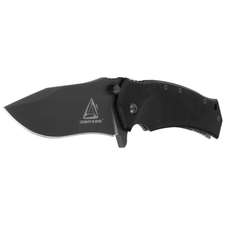 FOX M1 Knife Black G10/Titanium, Black DLC N690Co (CED-01)