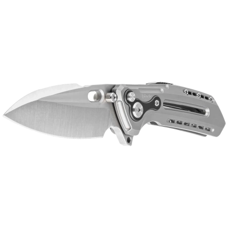Reate T6000 Gray Titanium Knife, Satin M390 by Alvin Lee