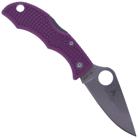 Spyderco Ladybug 3 FRN Purple Plain knife (LPRP3)