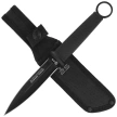 Nóż K25 Botero Dagger Black Rubber, Black Titanium 7Cr17Mov (31892)
