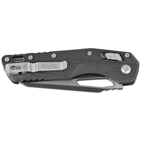 Microtech MSI S/E Ram-Lok Black Tri-Grip Polymer, Black M390MK by Tony Marfione (210T-1PMBK)