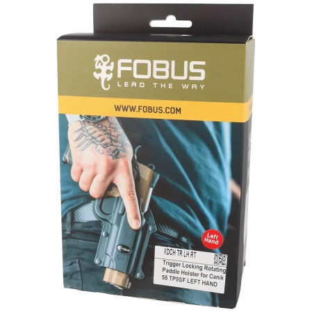 Fobus Left-Handed Holster, Rotating Paddle, Canik55 TP9, TP9 SF (XDCH TR LH RT)