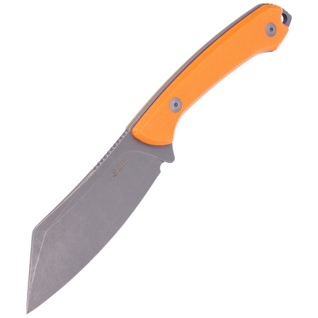 Kubey Knife Perses, Orange G10, Bead Blasted D2 (KU302A)