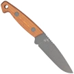 Nóż Turq Gear Wolf Drop Point Walnut Full Cubic HW Tungsten, Cerakote Tungsten Sleipner