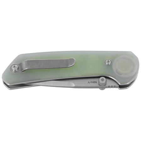 Reate PL-XT V2 Knife Jade G10, Stonewashed / Satin Nitro-V (PL-XT V2 JG10 STW/SAT)