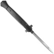 Dulotec OTF Italian Stiletto Black Aluminium, Satin 3Cr13MoV Knife (K186A)