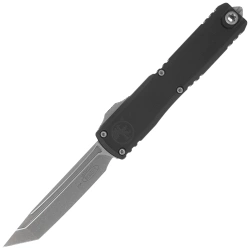 Microtech Ultratech Gen III ZBP T/E OTF Knife Black Aluminum, Apocalyptic M390MK by Tony Marfione (1123-10AP)