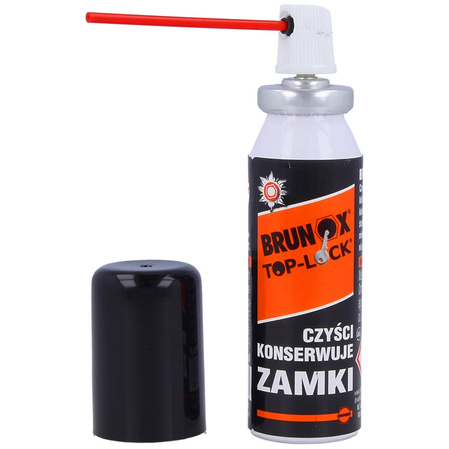 Brunox Top-Lock Spray 25 ml - smar do zamków, zawiasów, kłódek