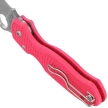 Spyderco Para 3 Lightweight Knife Pink FRN, Satin CTS BD1N by Sal and Eric Glesser (C223PPN)