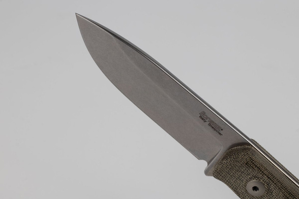 Nóż LionSteel Bushcraft Green Micarta, Stone Washed Sleipner by Molletta (B41 CVG)